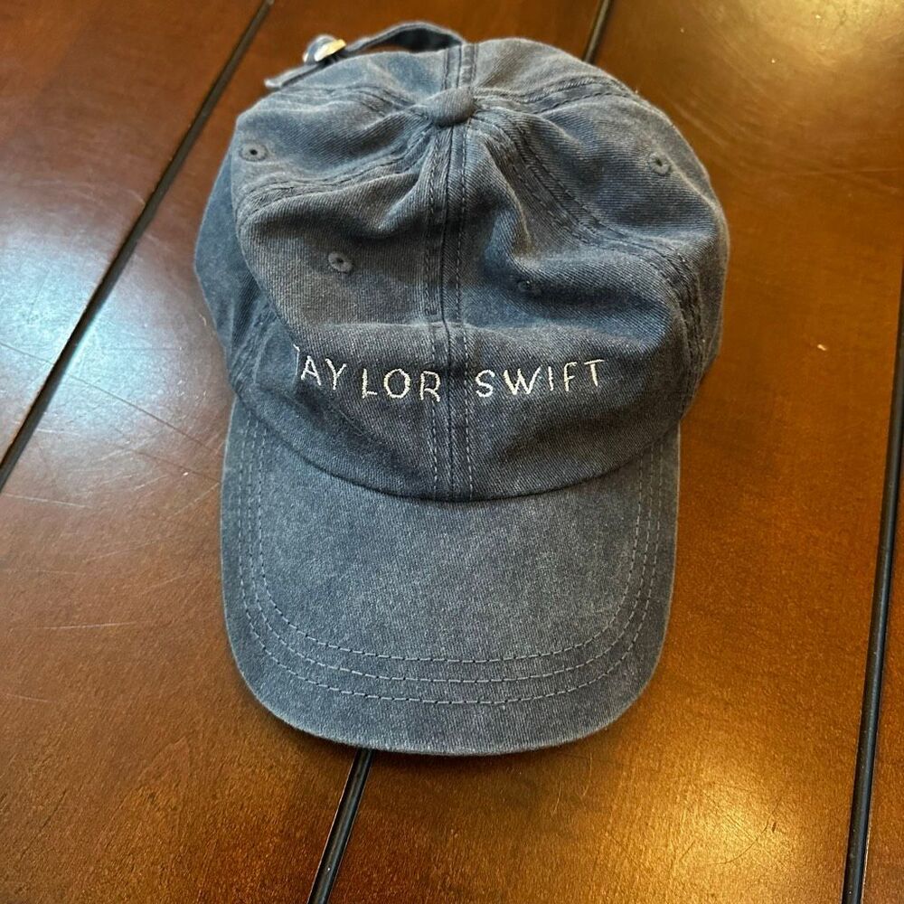 Official Taylor Swift Merch Washed Blue Denim Dad Hat